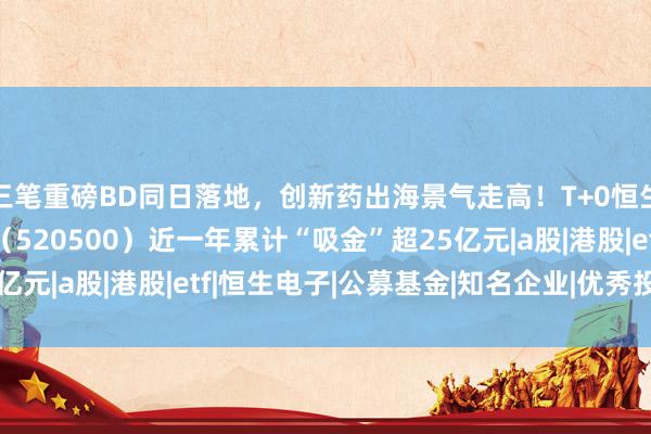 三笔重磅BD同日落地，创新药出海景气走高！T+0恒生创新药ETF华泰柏瑞（520500）近一年累计“吸金”超25亿元|a股|港股|etf|恒生电子|公募基金|知名企业|优秀投资顾问